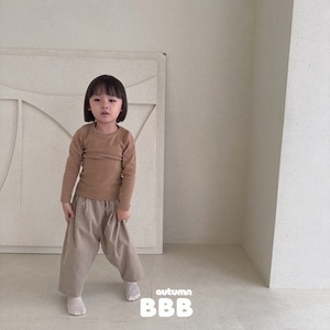 【Bella Bambina】オータムフィンガーパンツ  ベージュ 80~130cm