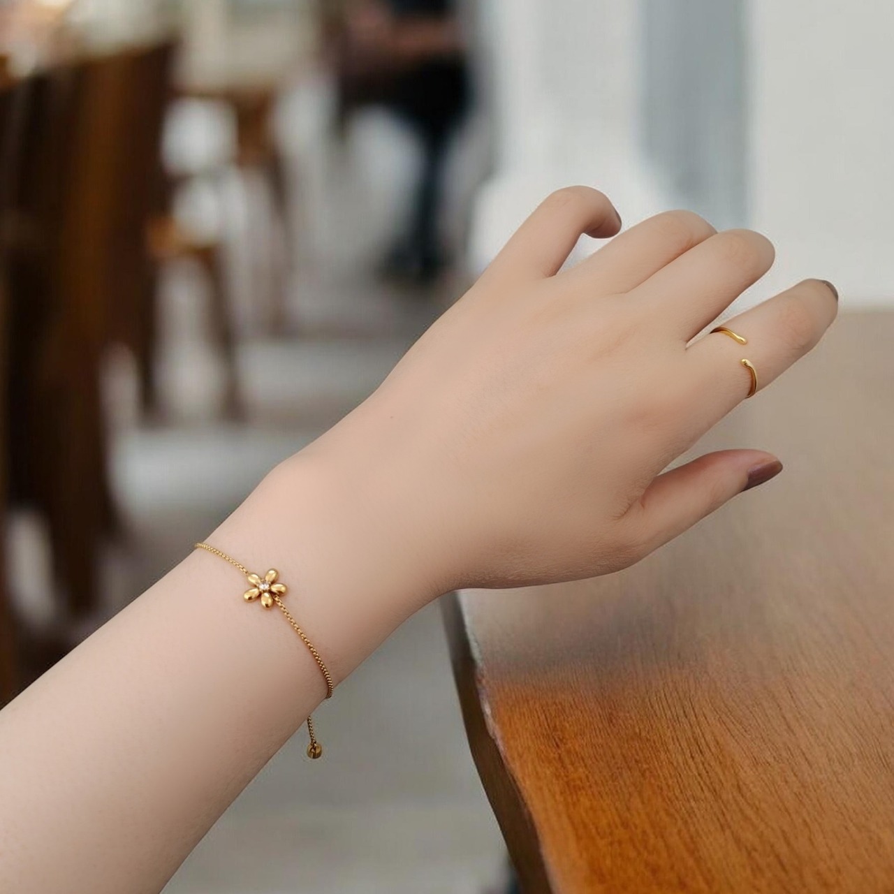 Flower Adjustable Bracelet