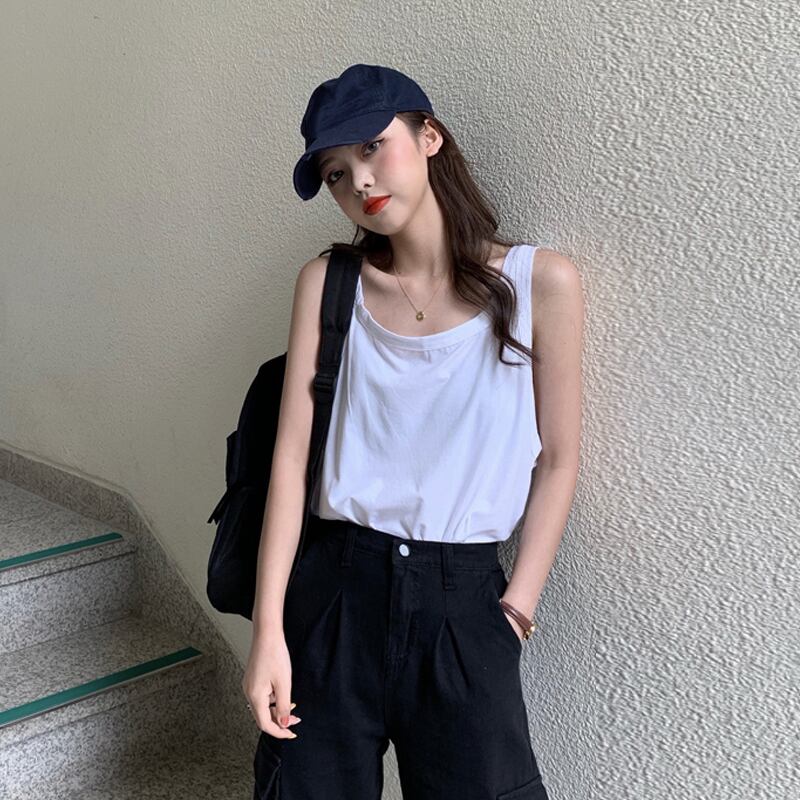 ホワイトサマーシャツ レッドトップス 夏物 スーパーモール57022502615