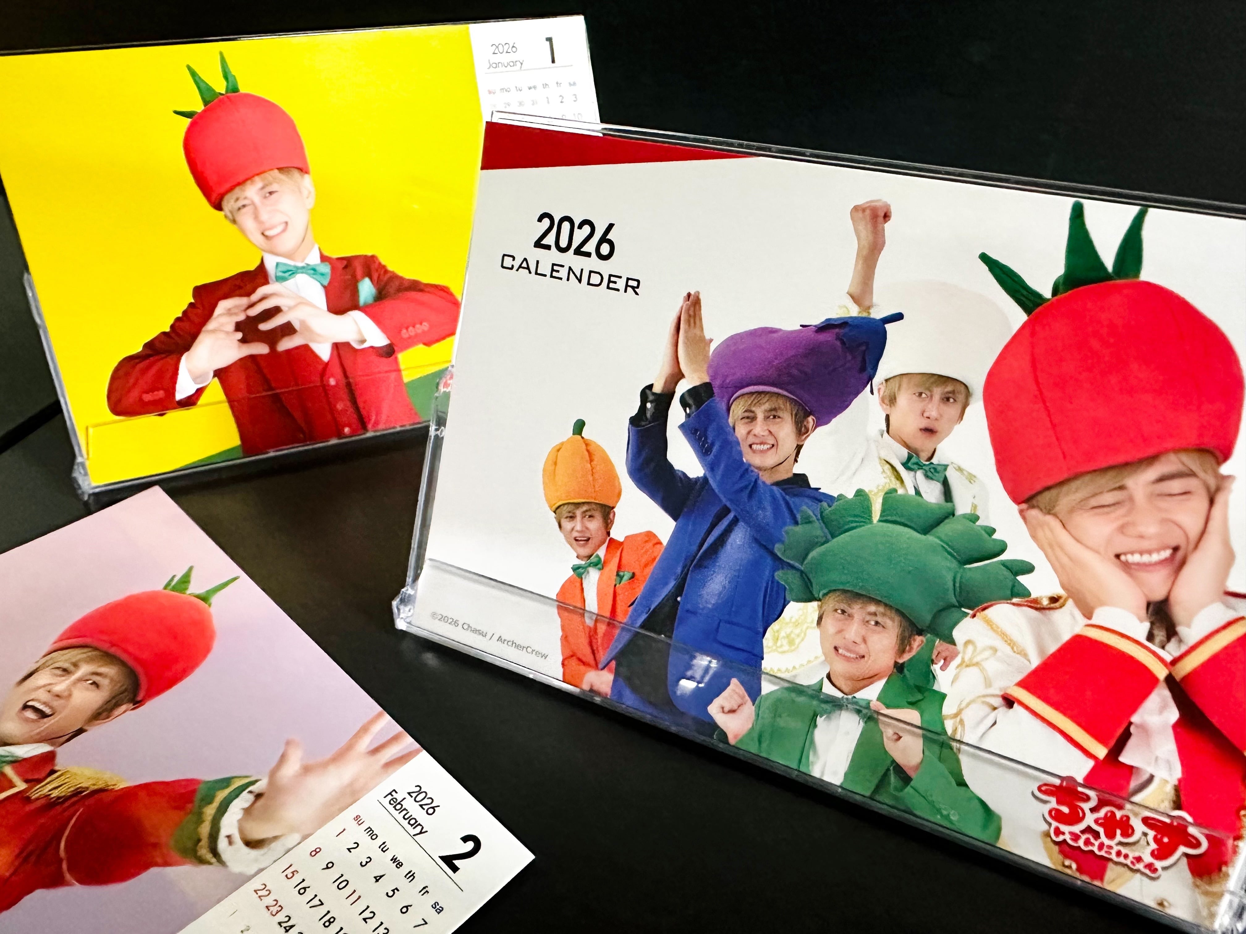 トマト兄さんちゃす2026年オリジナル卓上カレンダー | ちゃすネット通販