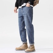 テーパードシルエット デニムパンツ af0215