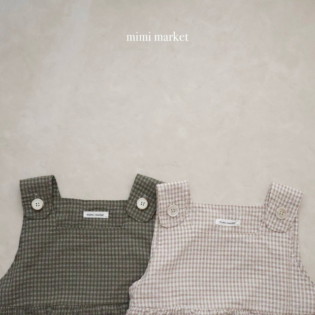 【即納】mimi market/Ola Checksuit