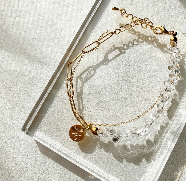 [ bracelet ]  beads × chain
