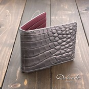 アリゲーター × BULGARO マネークリップ スチールブロンズ