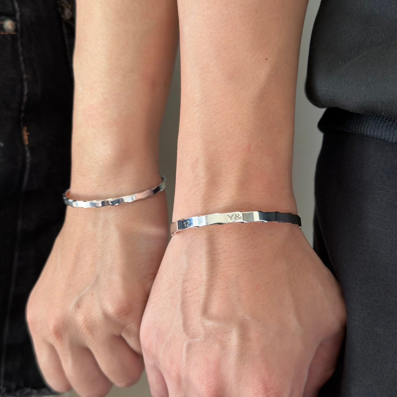 she　バングル ペア】Mirror Link Bangle | Ange.