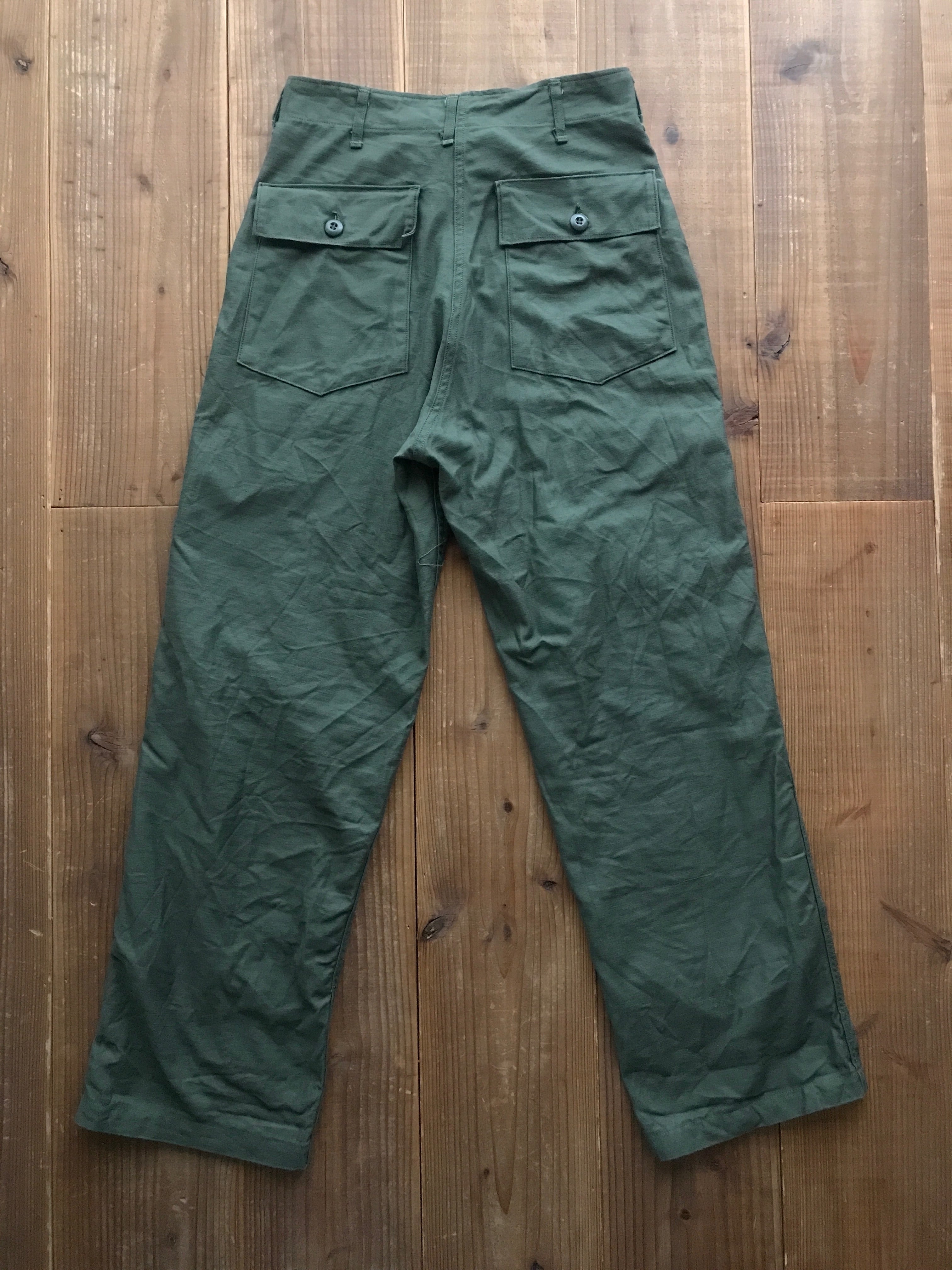 71's　U.S.ARMY　ベイカーパンツ　ジッパー仕様　表記(30x31) 　ワンウォッシュ