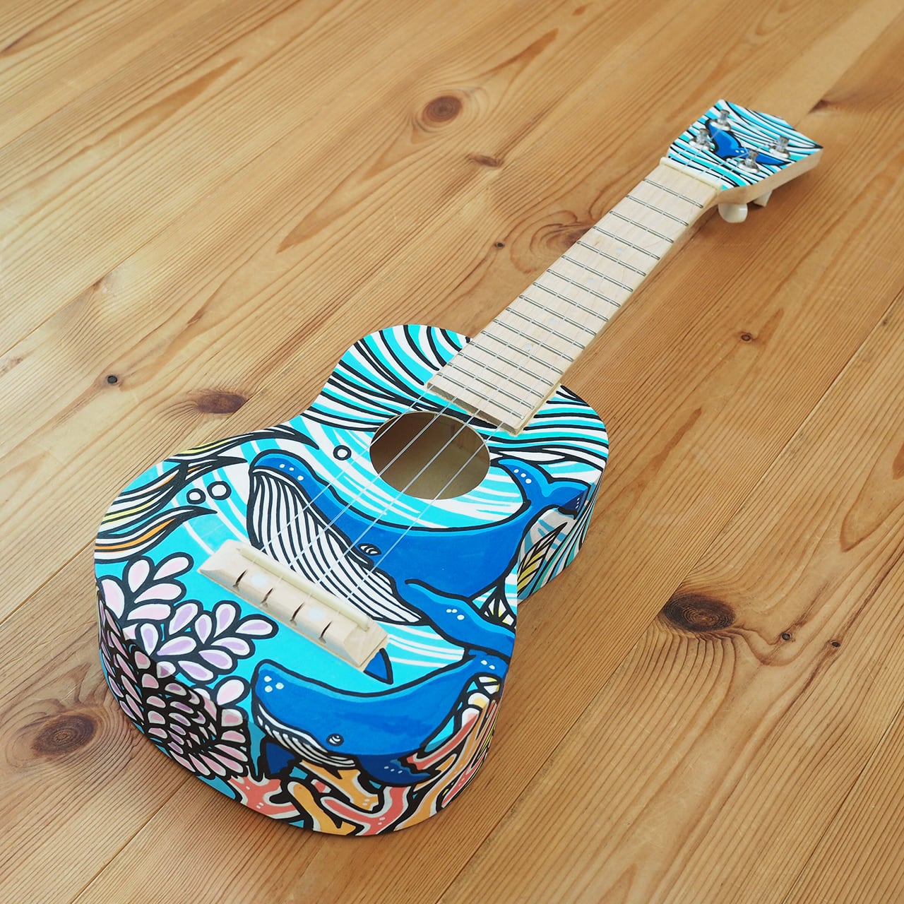 Original Ukulele（Whale Family） | TAMO ART GALLERY