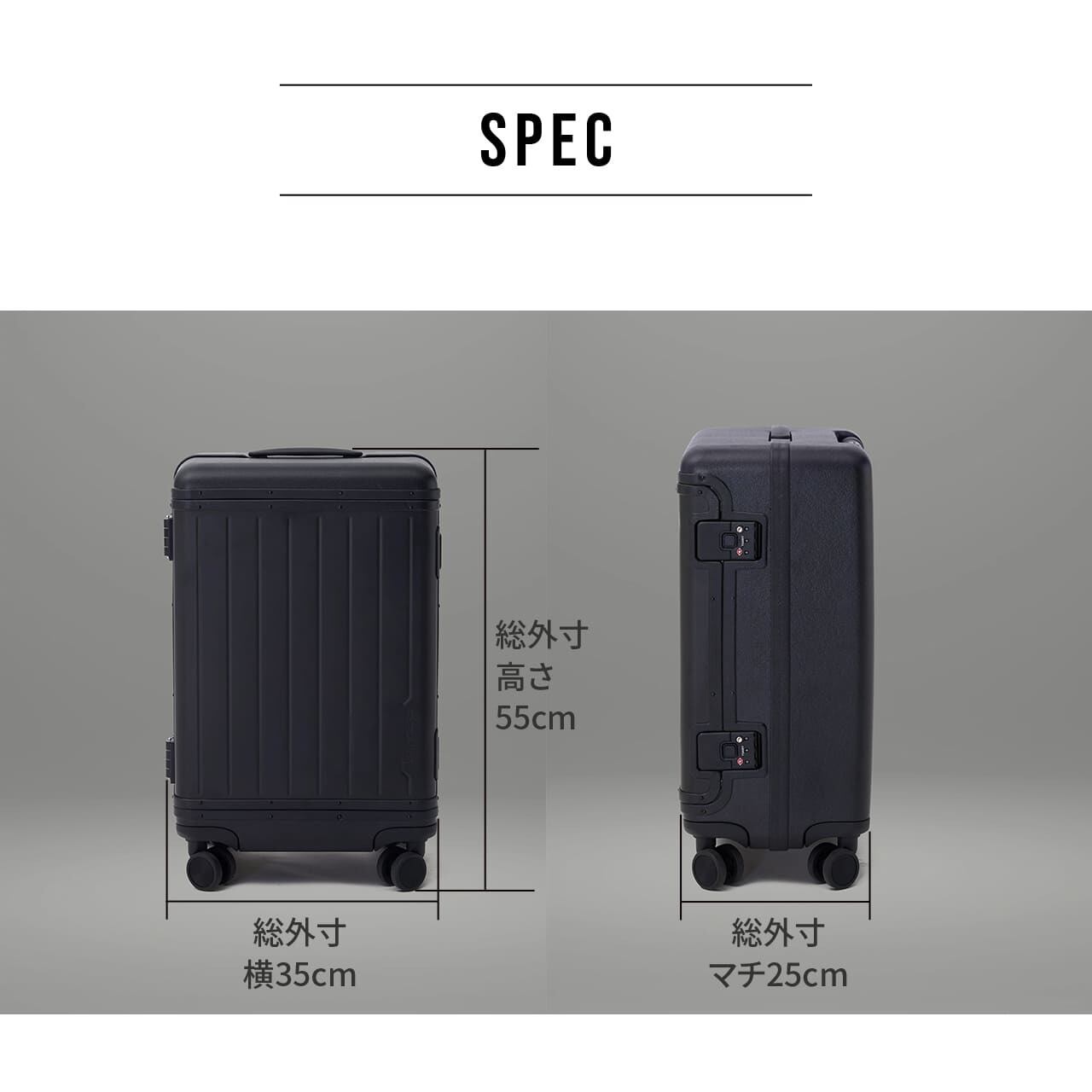 TRIMMERS USA トリマーズUSA スーツケース Solstice Carry-on 22