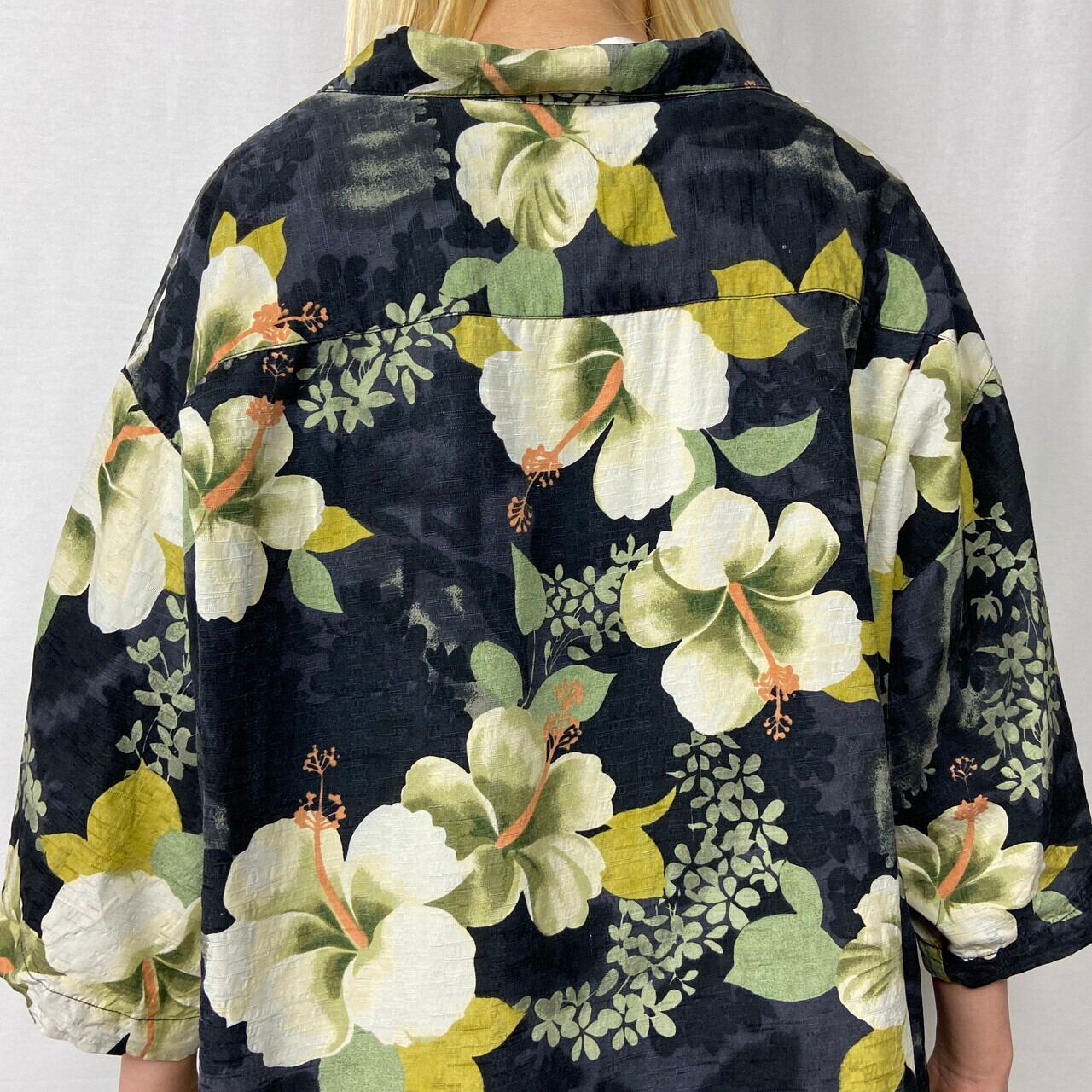 Tommy Bahama トミーバハマ 半袖 シルク ハワイアン アロハシャツ