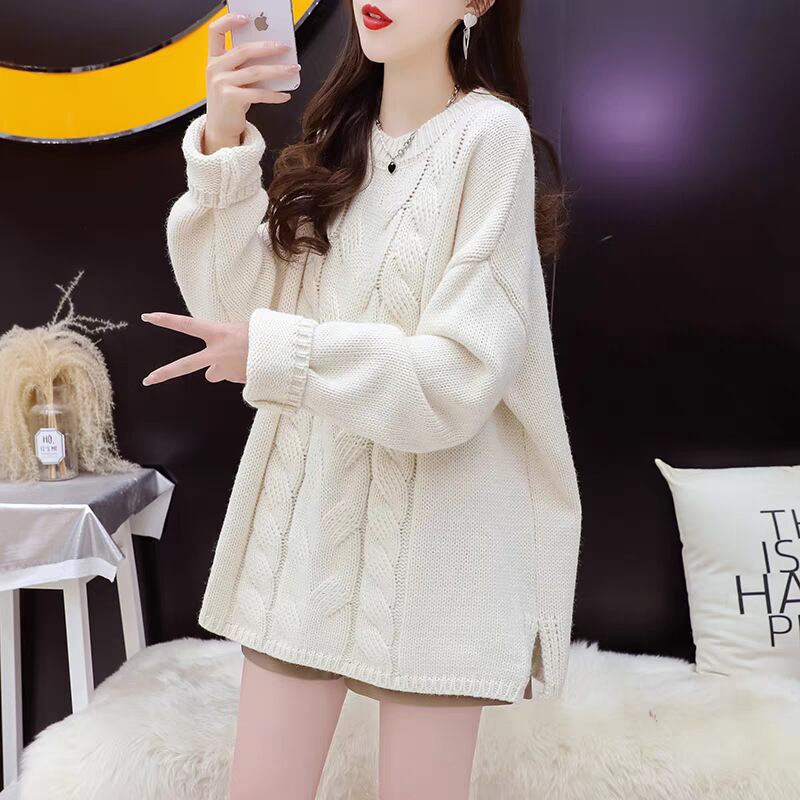 【tops】クルーネックニットセーター M29162