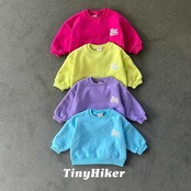 〖取寄〗韓国子供服 / 26winter / TinyHiker / タイニー刺繍トレーナー / キッズ *XS~XL*