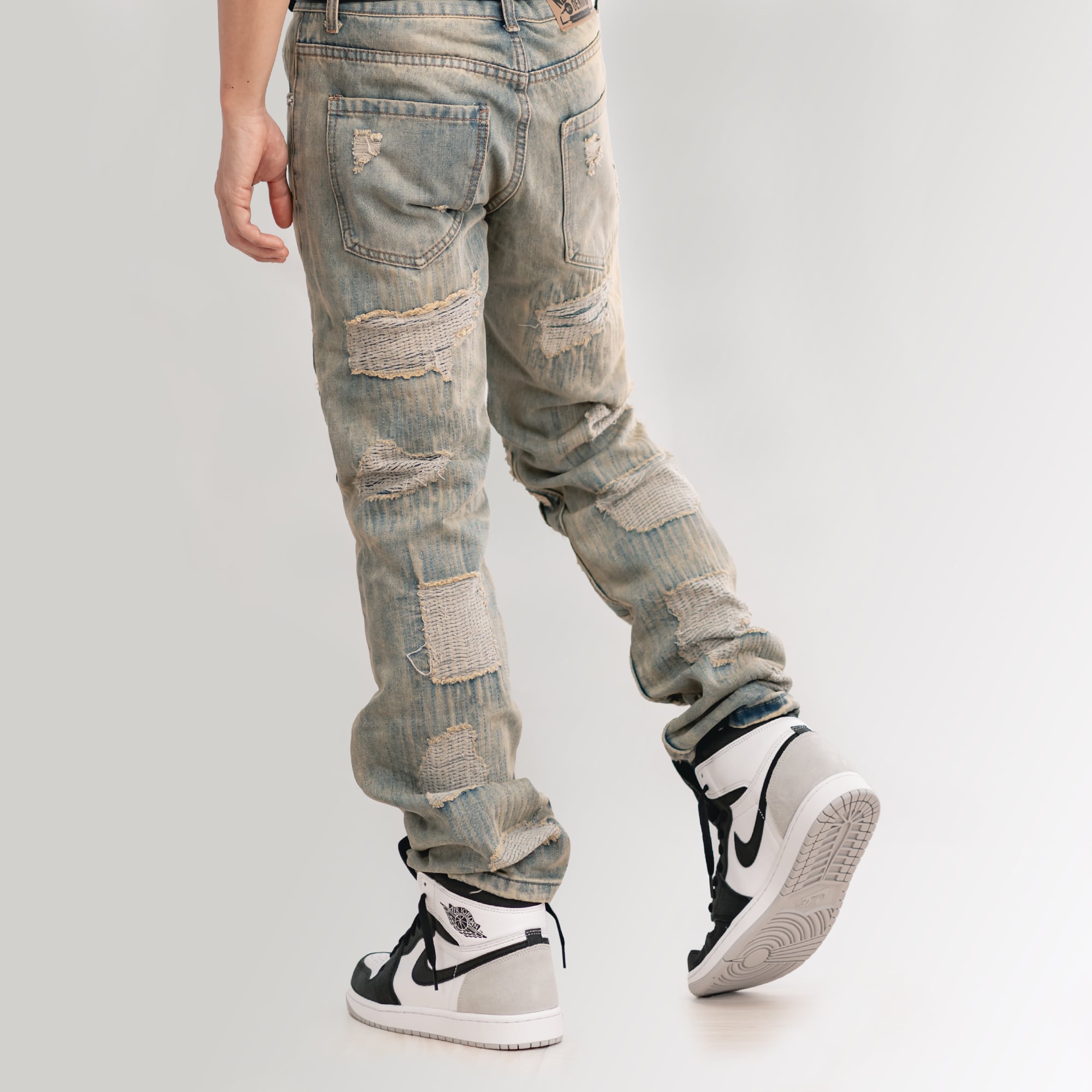 フラワーパッチワークデニム | SHAMDA