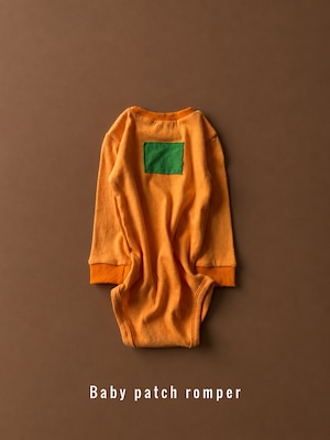 Baby ワッペンロンパース(60−70cm)4506