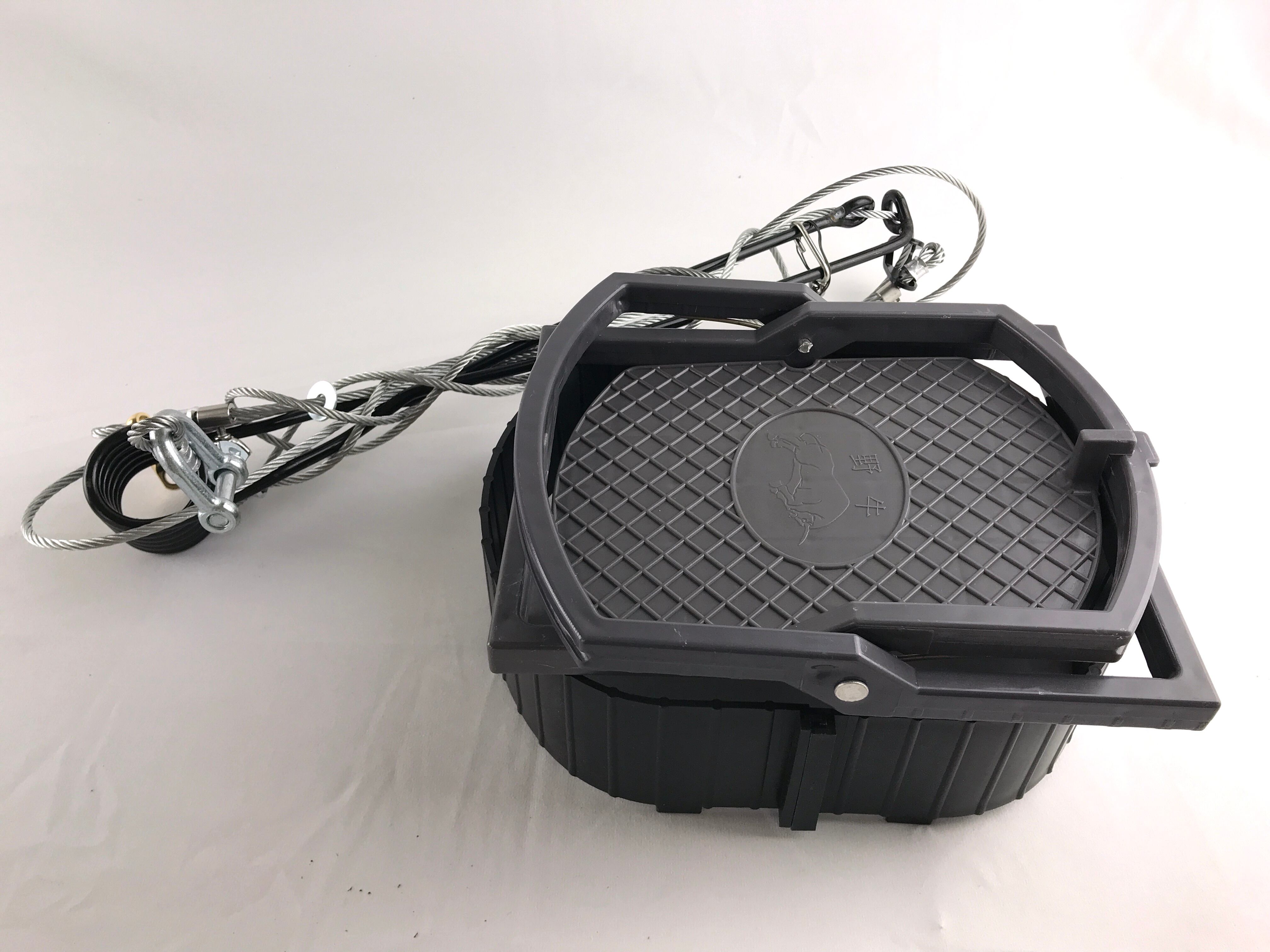 Wジャンプくくり罠※台座付き L型ねじりバネタイプお試し1セット