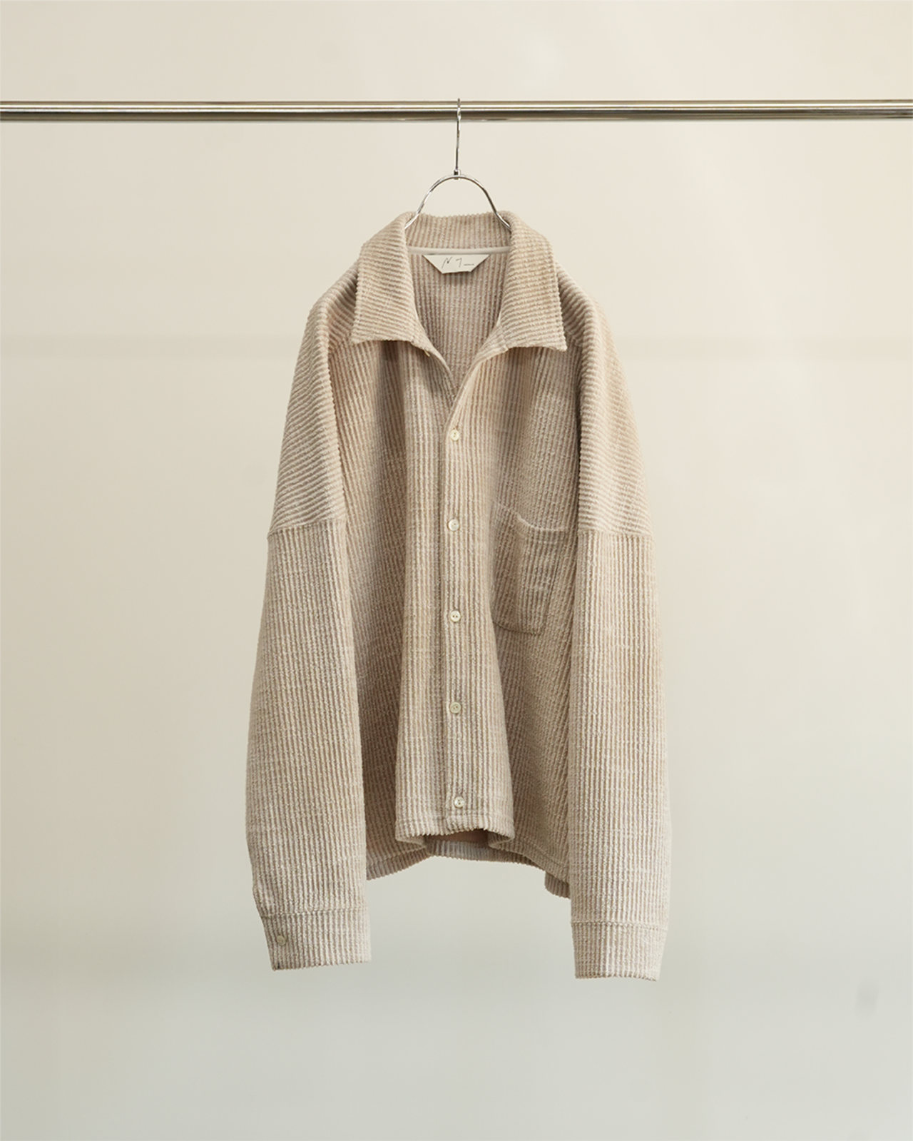 ANCELLM】CUT STRIPE SHIRT 