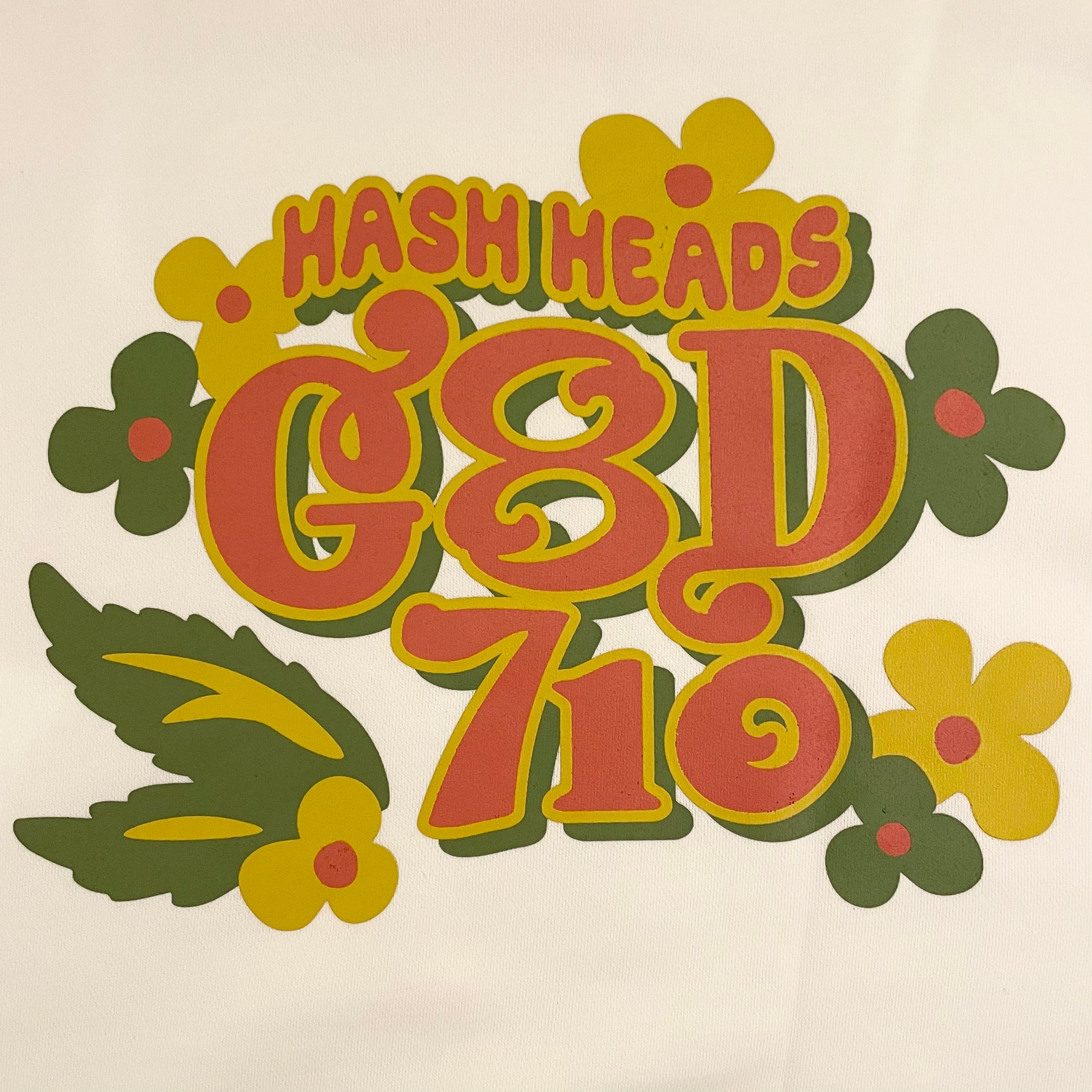 HASH HEADS CREW SWEAT / design by Yusuke Komori