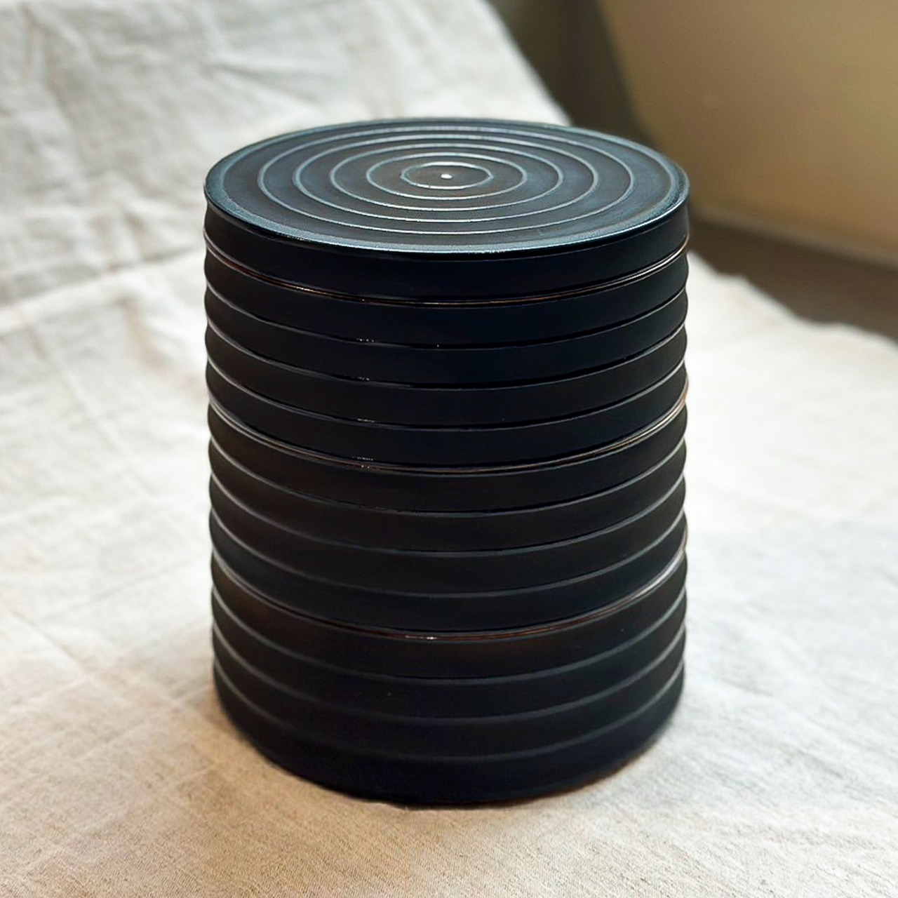 87.5(ハチジュウナナテンゴ) 三段丸重 象谷塗 φ15cm