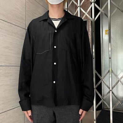 Sunsea サンシー 19s26 Linen Gigolo Shirt リネンシャツ ジゴロシャツ 3 表参道t06 ブランド古着brooch
