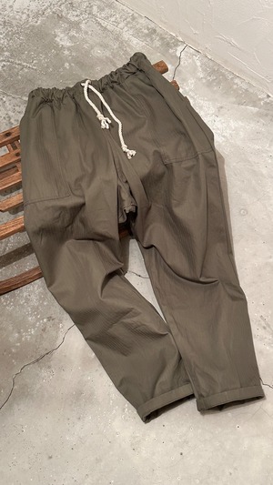 Nora pants / cottonherringbone col:Khaki