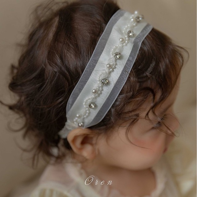 【取寄】oren｜rozelin headband｜ロズランヘアバンド｜FREE｜baby｜26 autumn