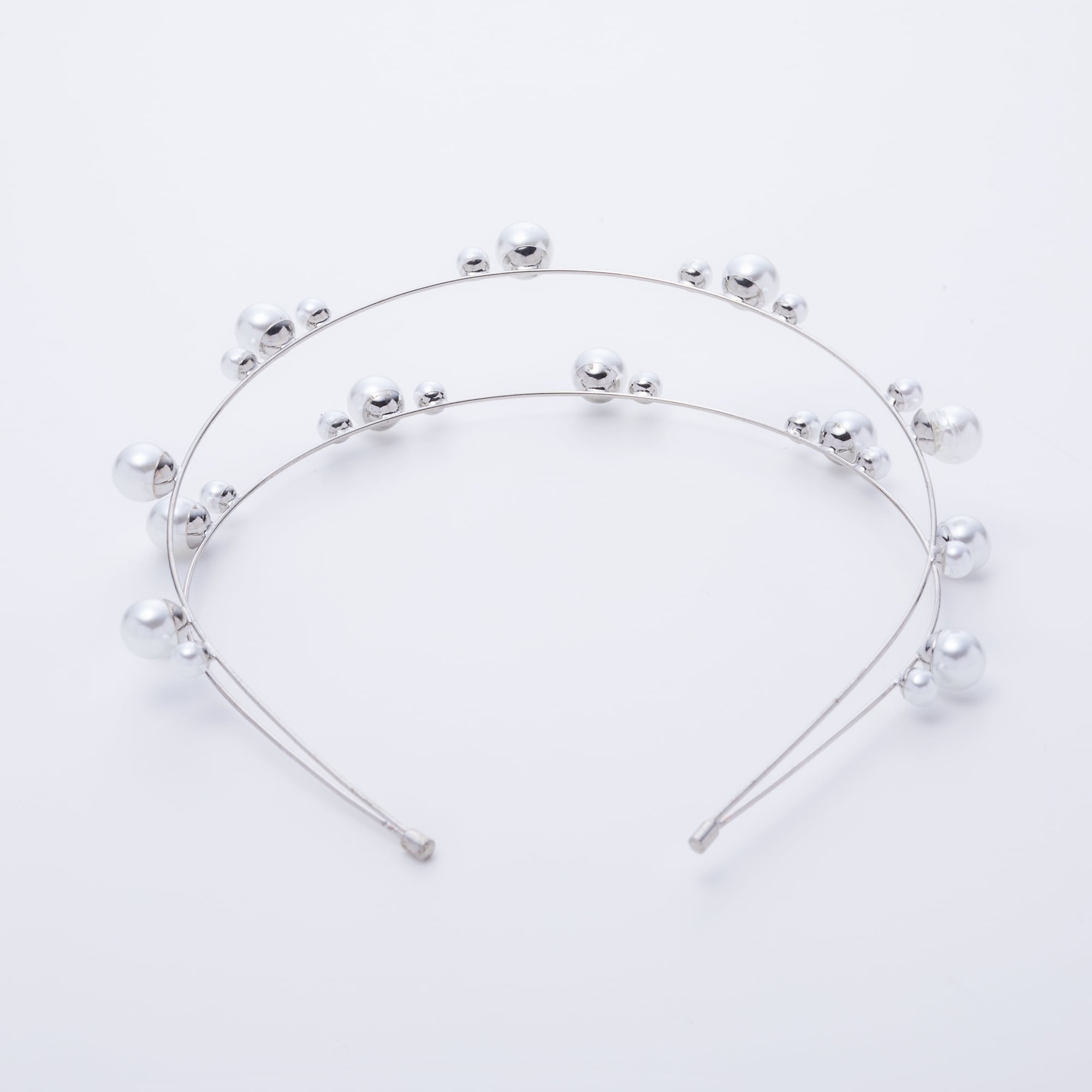 Pearlish ブライダルカチューシャ シルバー／ゴールド | ウェディング