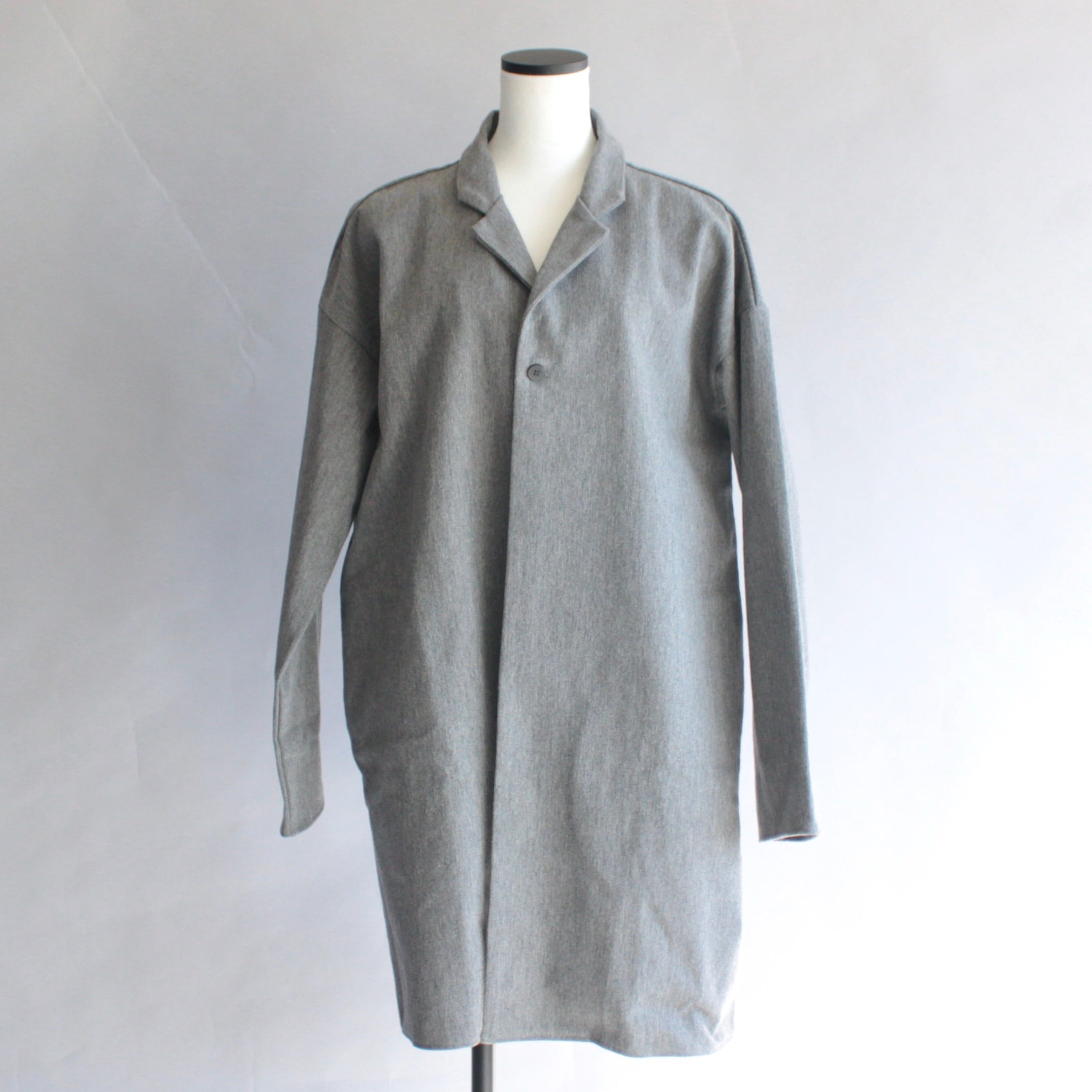 [新品] MUYA Livery coat ・L.gray・サイズ2 MUYA｜Nylon Livery Coat tailored collar - くらすこと(クラスコト