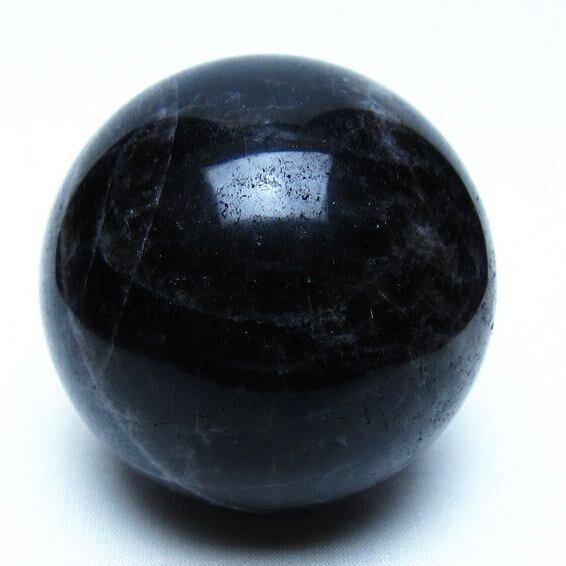 モリオン 黒水晶 丸玉 70mm 一点物 151-9477