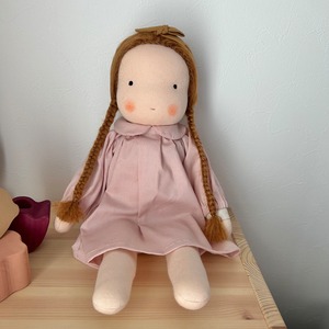 Little Kin Studio/送料無料 Large Doll (pink long sleeve)