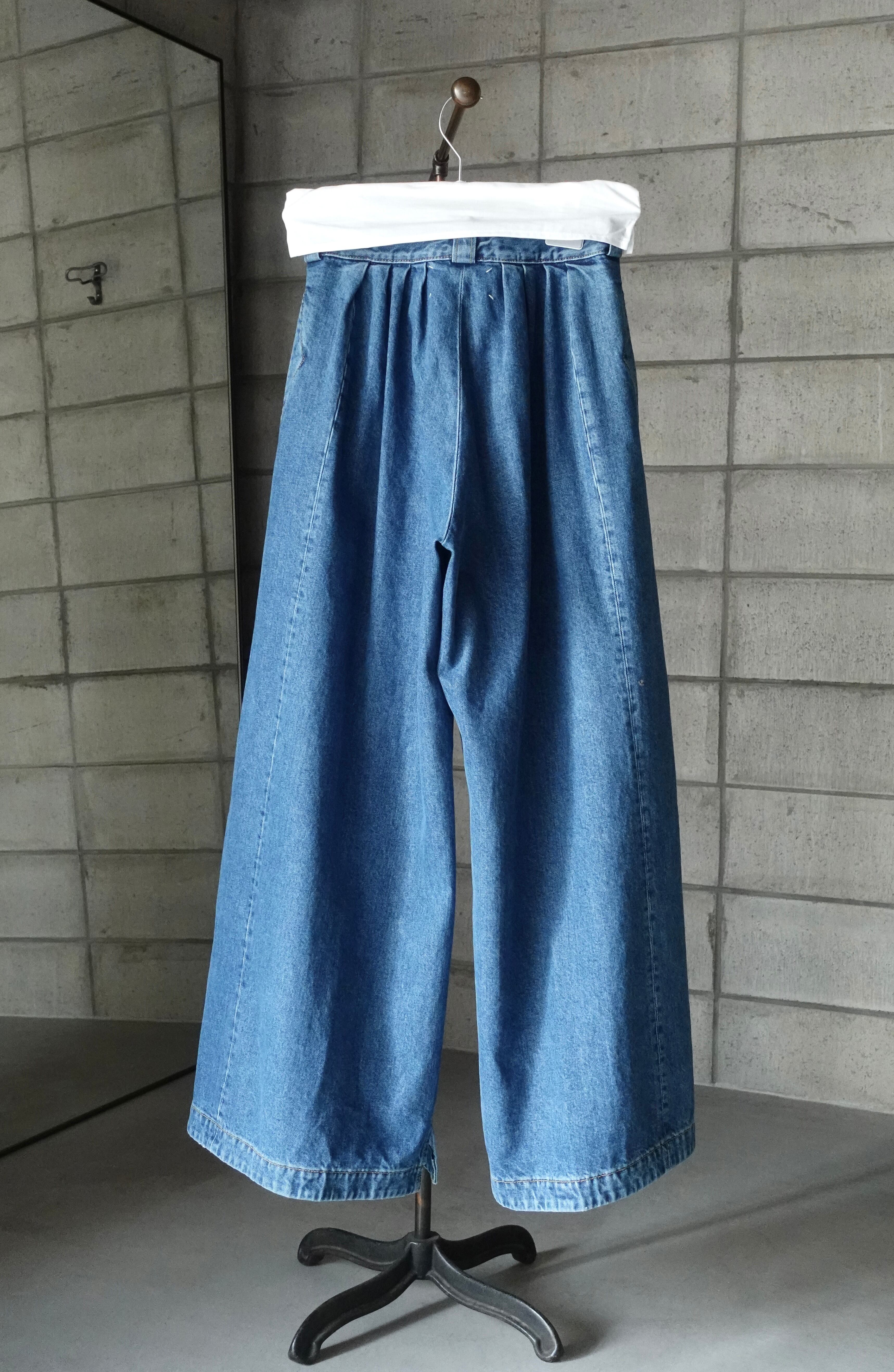 Maison Margiela / wide leg pants(blue denim) | JUQUI Online Maison Margiela / wide leg pants(blue denim) | JUQUI Online