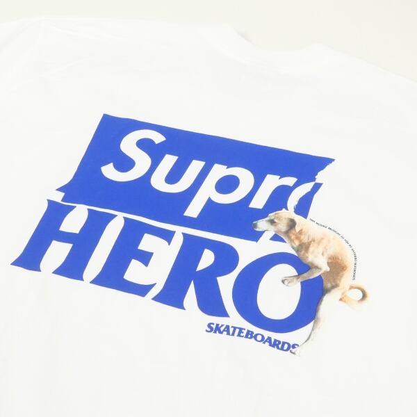 Supreme 22ss ANTIHERO Dog Tee 青　ブルーTシャツ/カットソー(半袖/袖なし)