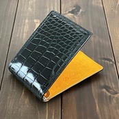 アリゲーター × MARGO マネークリップ ダークグリーン