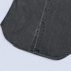 90's POLO RALPHLAUREN BLACK DENIM WESTERN SHIRT