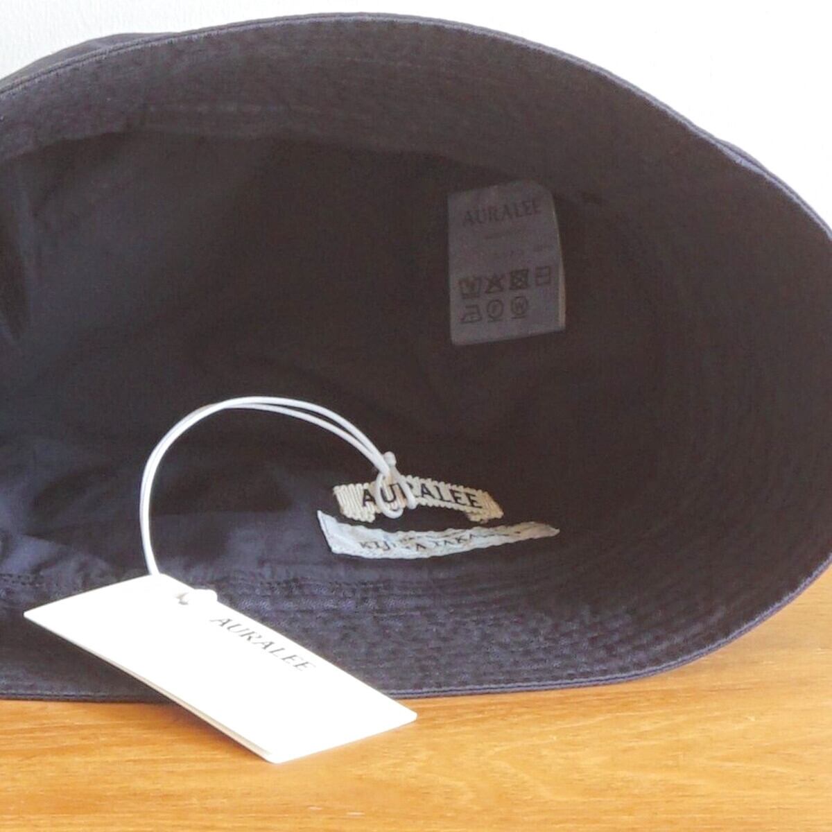 AURALEE/オーラリー・GARMENT-DYED FINX CHINO BUCKET HAT MADE BY