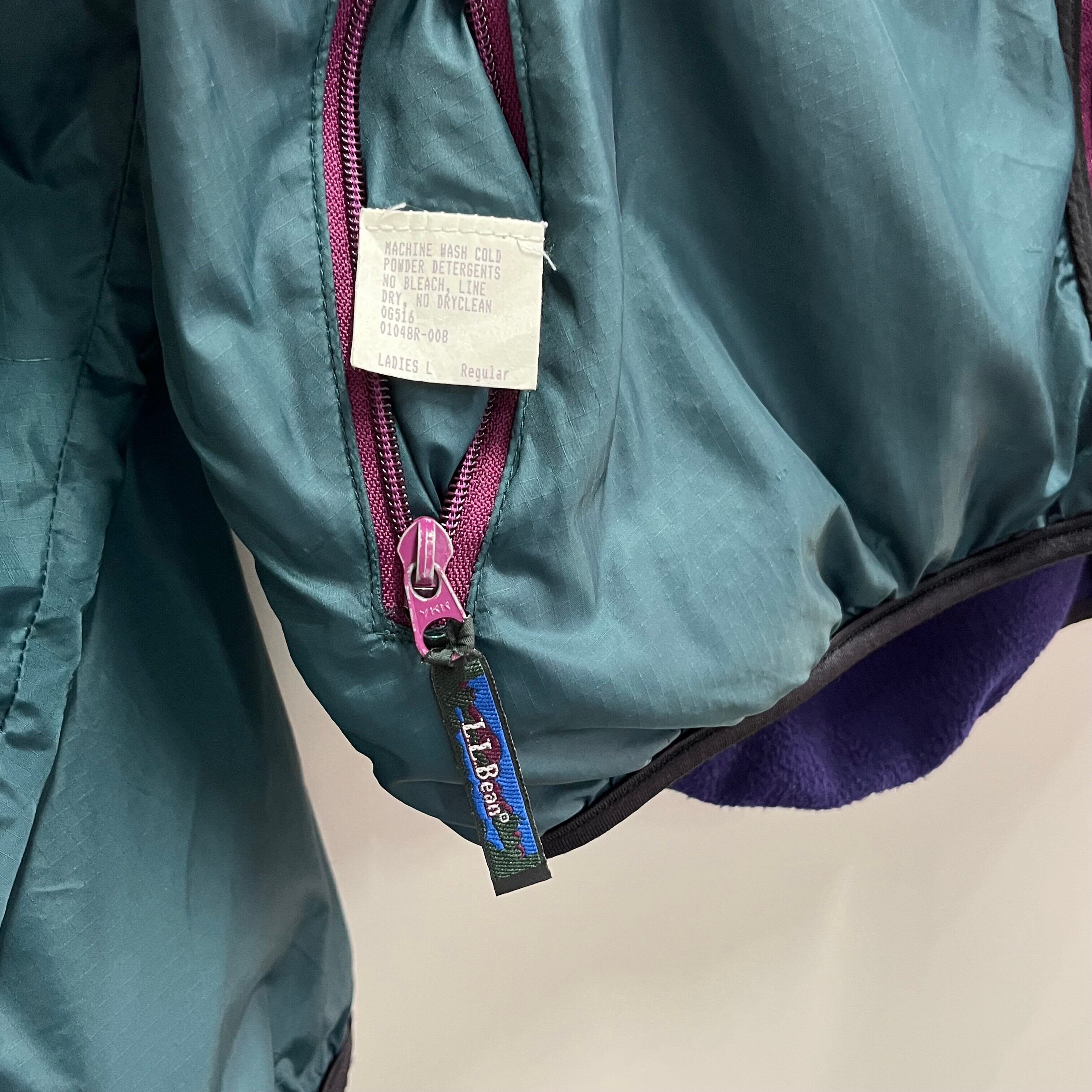 グリーン×パープルL：. 90s L.L.Bean エルエルビーン ナイロン