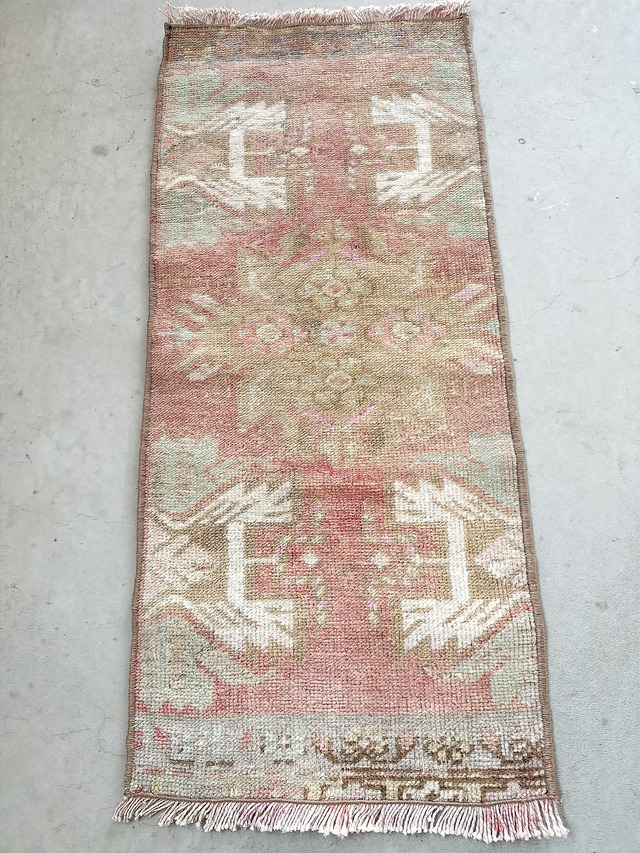 Turkish small rug 76✕33cm No.440