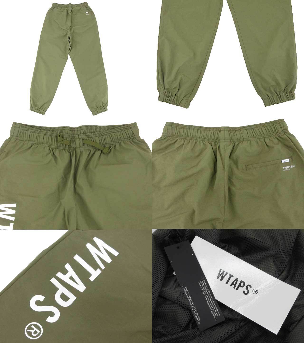 WTAPS SPST2001 ナイロンパンツSサイズオリーブダブルタップス