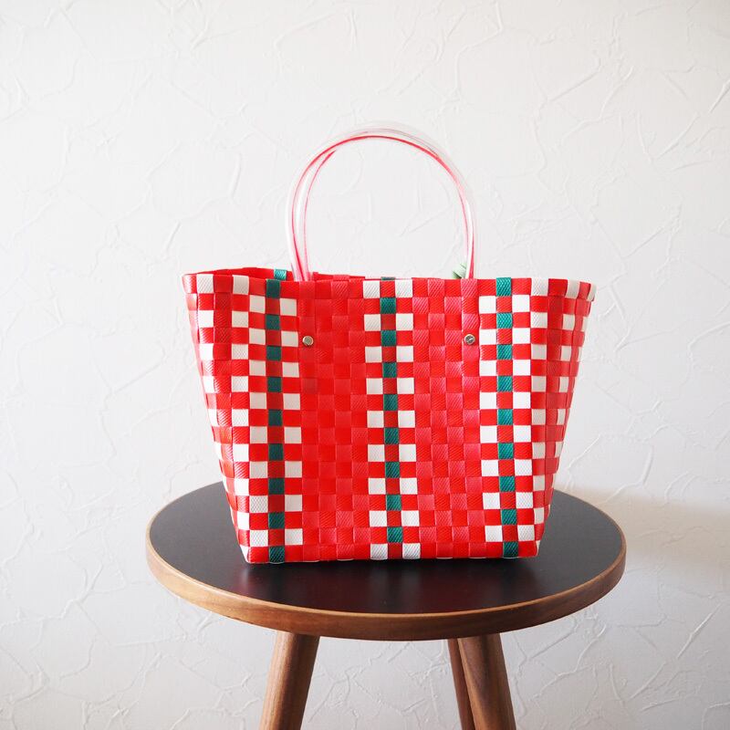 マルニフラワーカフェ ピクニックバッグ レッド MARNI FLOWER CAFE