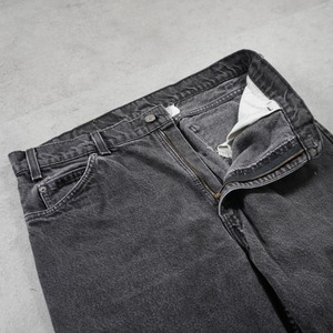 90s Levi's 550 black denim "made in USA" W36L32 古着