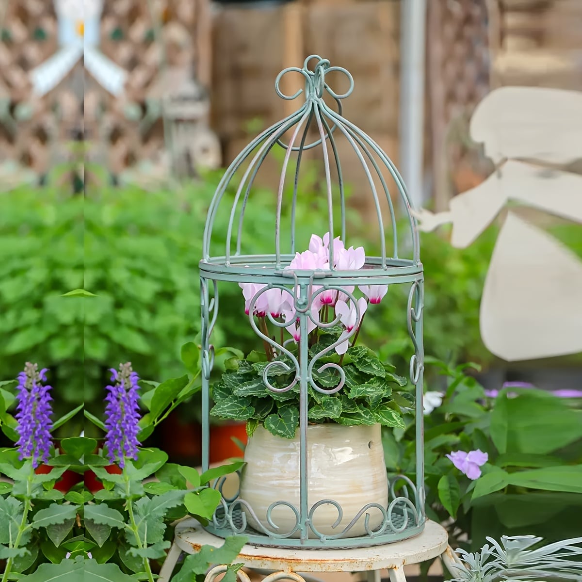 プランター バスケット ハンギング 吊り下げ ヴィンテージ レトロ調