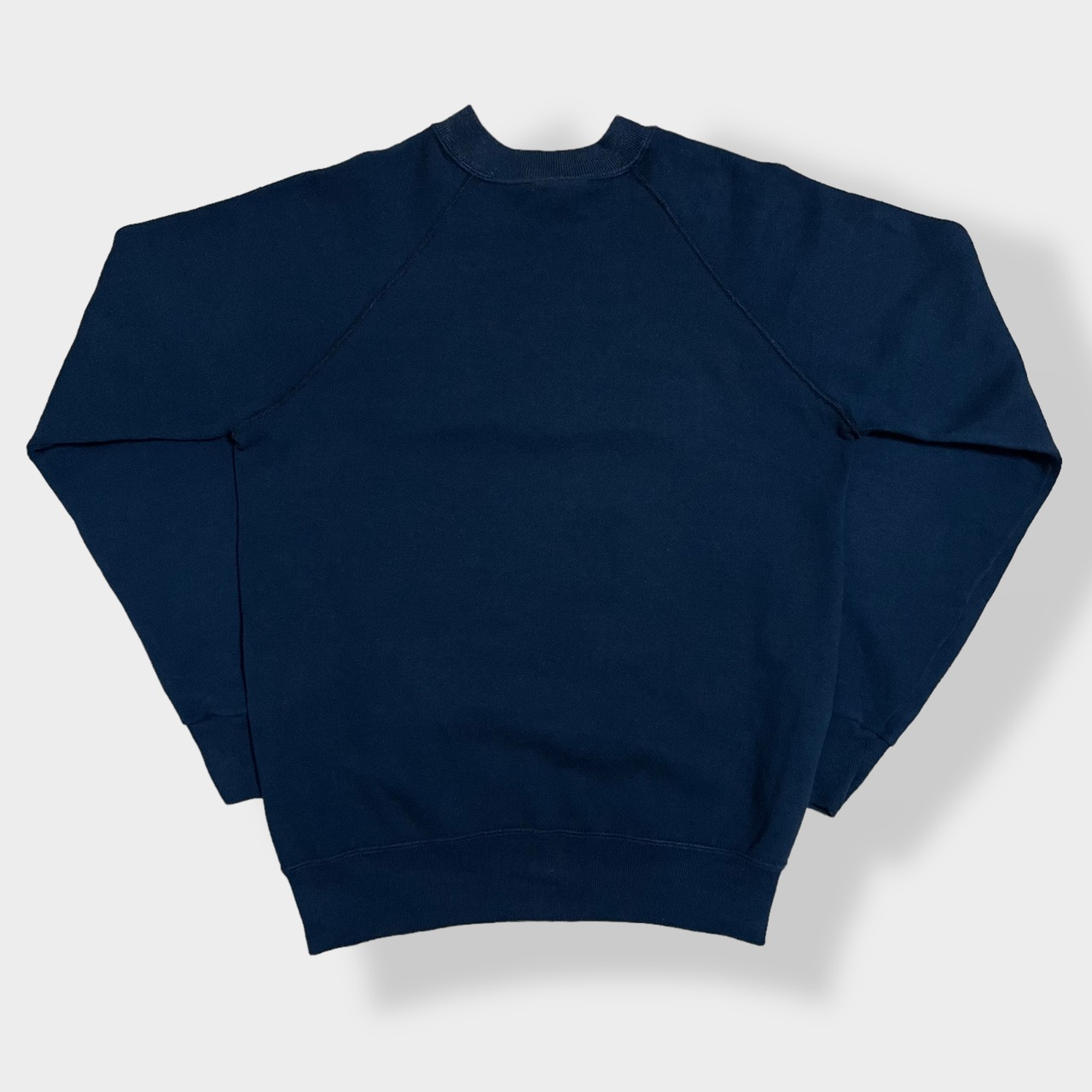 【BASSETT WALKER】80s USA製 カレッジ ミシガン大学 フットボール ローズボウル Michigan プリント アーチロゴ スウェット トレーナー プルオーバー M ラグラン オールド ビンテージ バセットウォーカー US古着