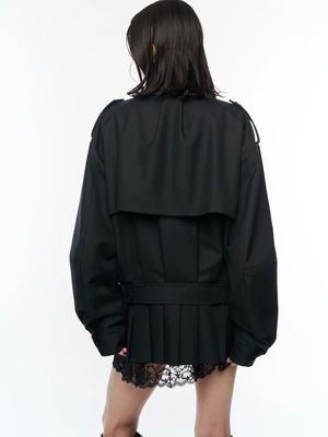 【26AW | WOMEN】POOLDE プールデ / ブルゾン / Kilt-Hem Zip Blouson  PLD-26AW-BL01