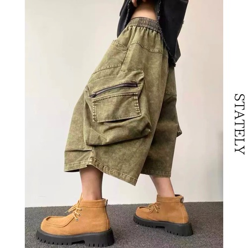 Vintage Cargo ハーフパンツ/2color_B215 画像
