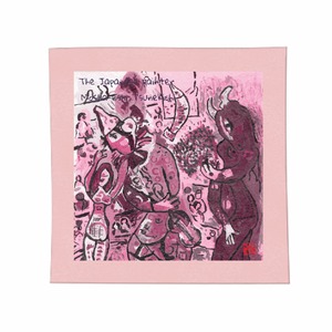 サーカス（ピンク）ハンドタオル
