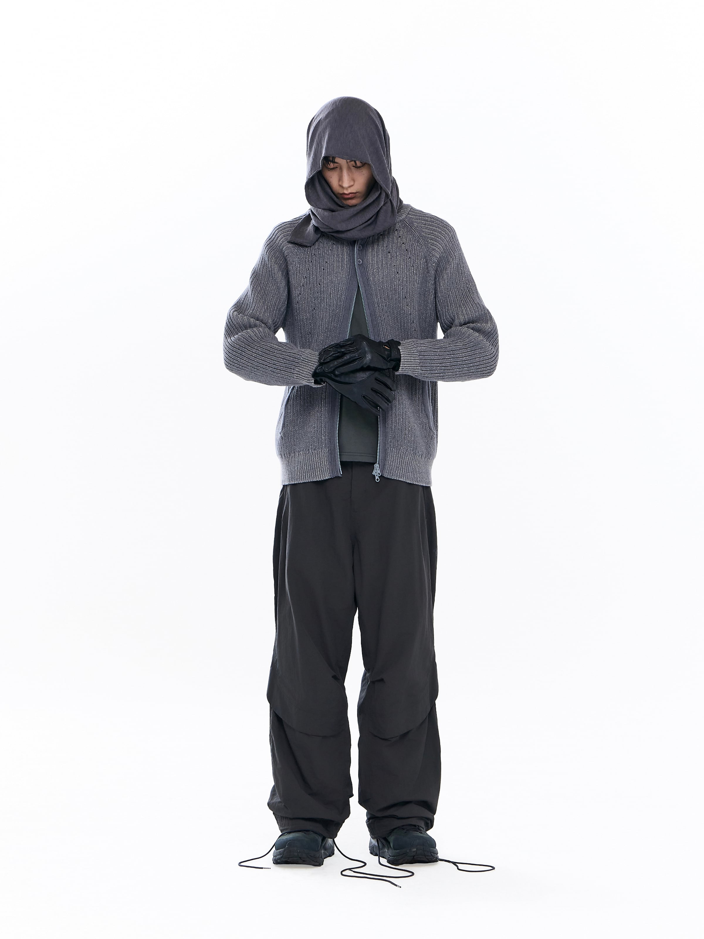 26AW | MEN】 SAN SAN GEAR サンサンギア / ジップアップニット