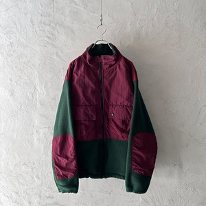 -ORVIS- 90's nylon switching fleece jacket