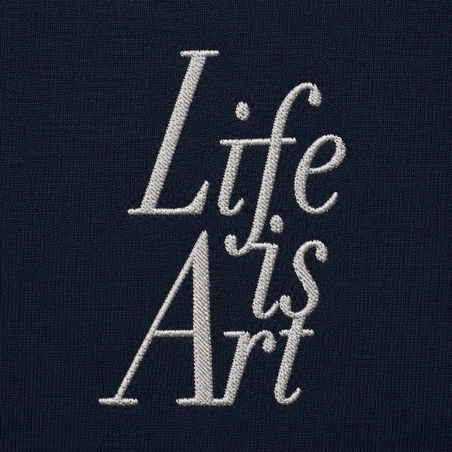 Life is Art | Embroidery T-Shirt