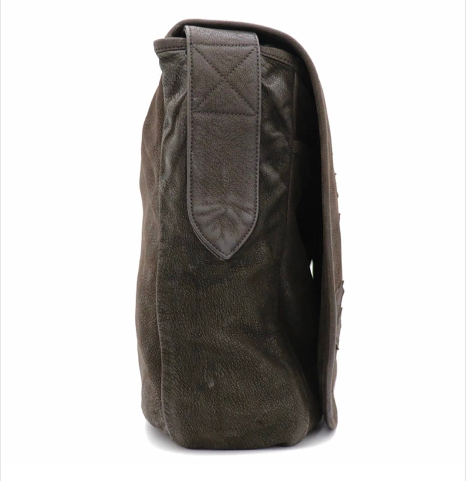 CHROME HEARTS クロムハーツ デストロイレザー セメタリークロスパッチ