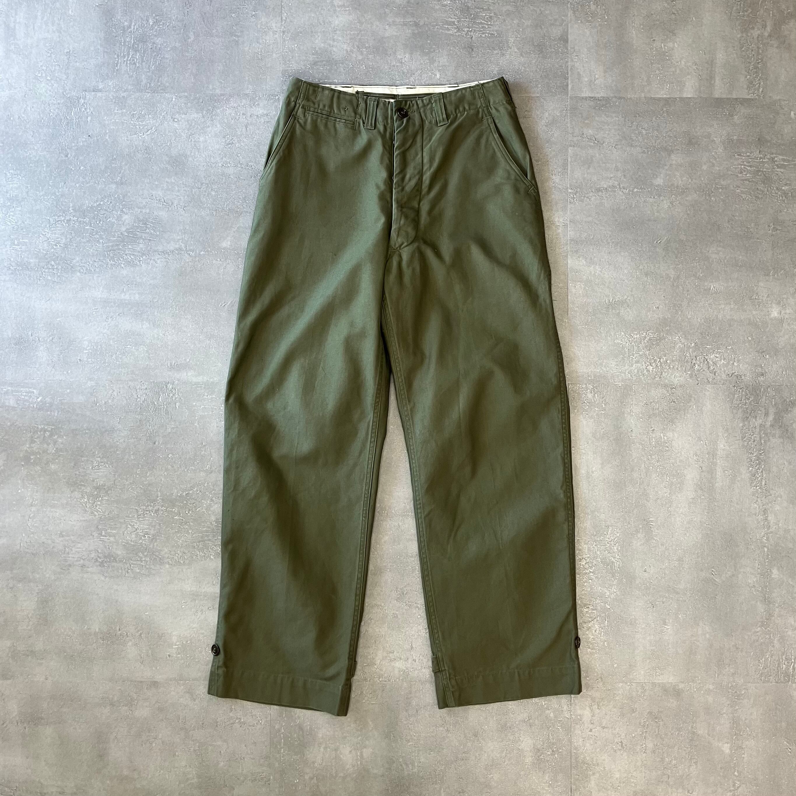 《実寸w29l29》U.S.ARMY 40s M-45 ミリタリーパンツ No.2588