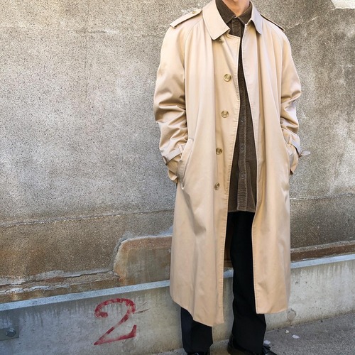 Burberrys' used single trench coat ライナー付き 【YN】