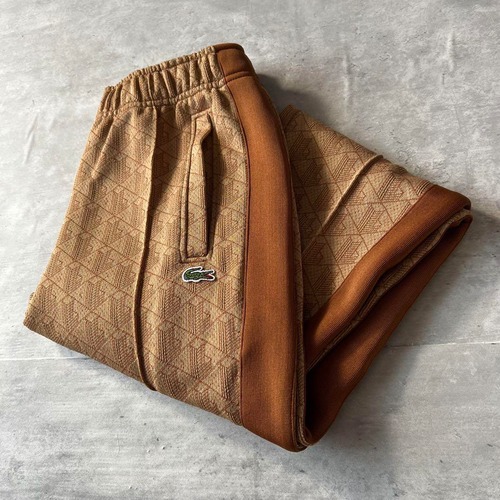LACOSTE / monogram track pants size 2